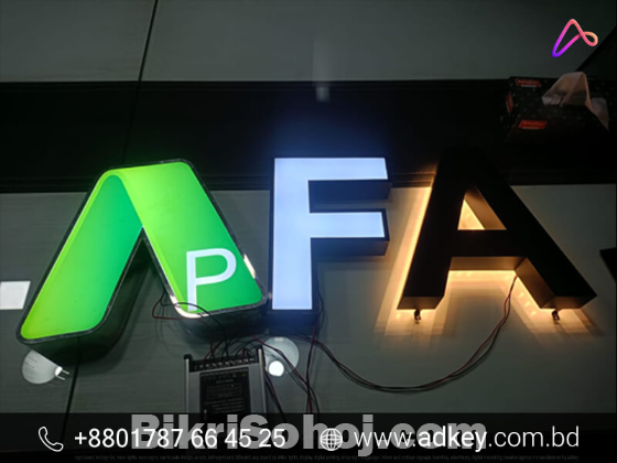LED Acrylic Letter Sign SS Letter Price Advertising